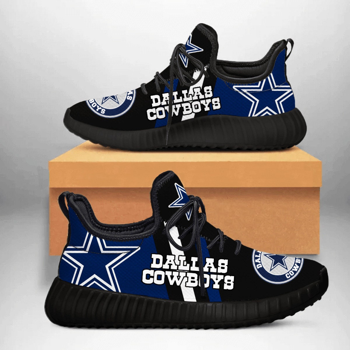 Dallas Cowboys Yeezy Boost 350 Shoes Dallas Cowboys Yeezy 350 | Etsy