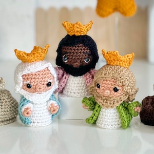 Crochet Pattern for a Miniature Nativity Scene II (Spanish-English)