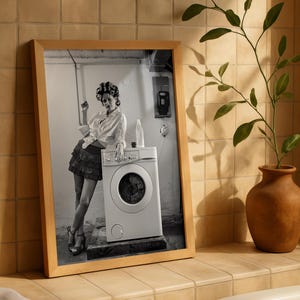 Funny Laundry Room Prints: Women Art, Utility Decor