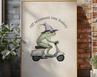 Commit Tom Foolery - Stampa rana - Poster divertente da parete