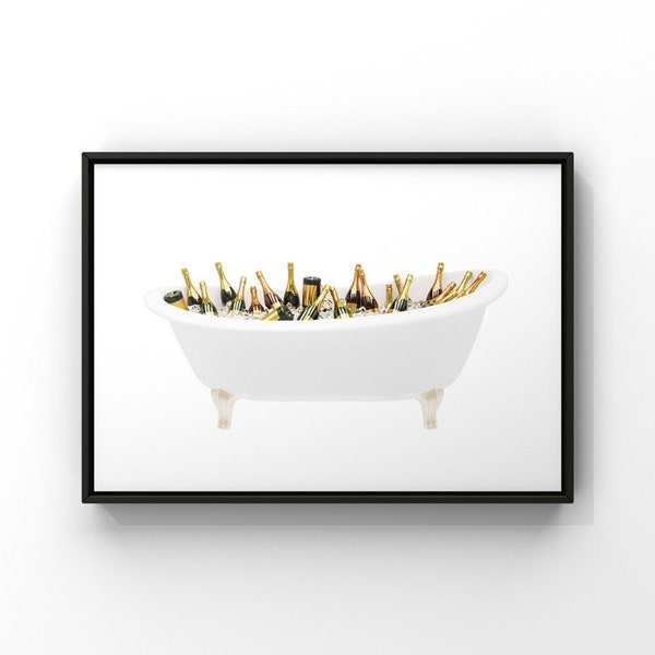 Art Print Bathroom Etsy
