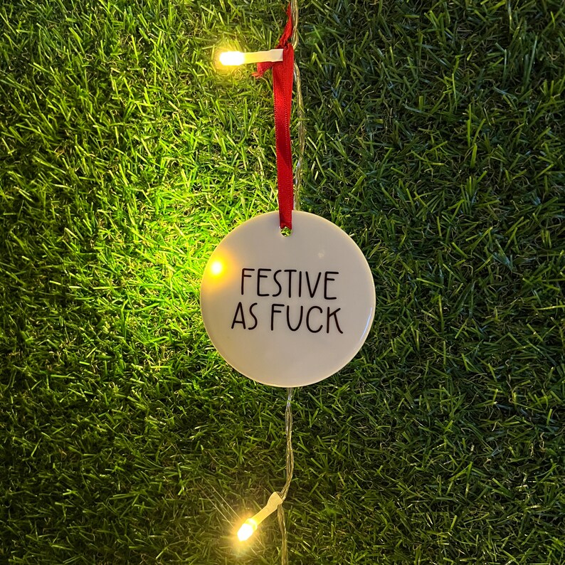 Offensive Christmas Baubles Offensive Christmas Ornaments Etsy