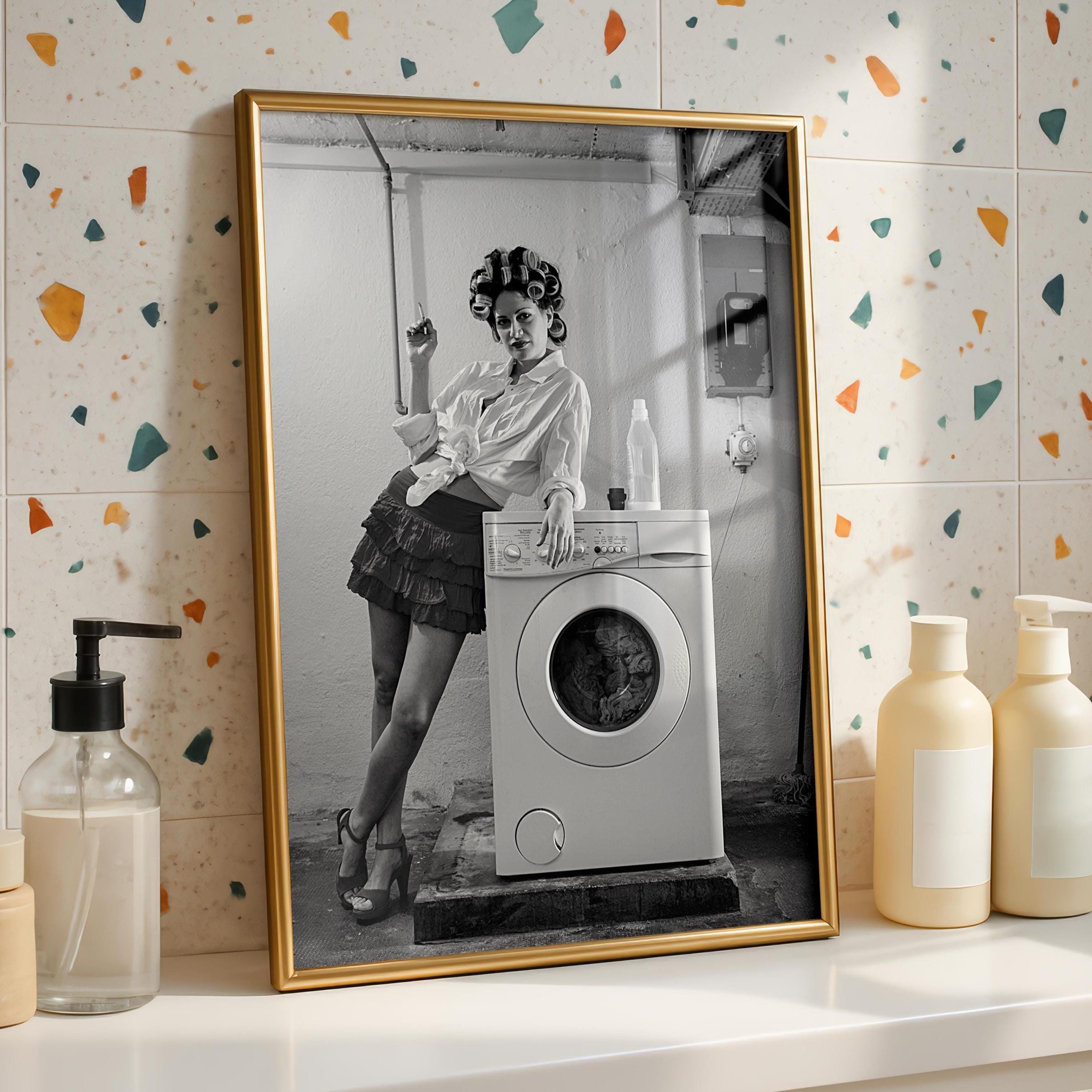 Laundry Decor | Utility Room Prints | Washing Machine Art - Etsy