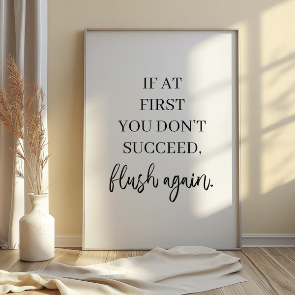 Bathroom Wall Quotes - Etsy