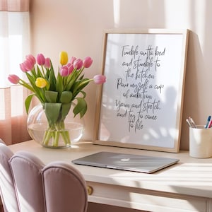 Wanddeko im Landhausstil | Küchendeko | Kaffeeposter | Musikdeko | Kunstdrucke für Zuhause | Bilderwandkunst