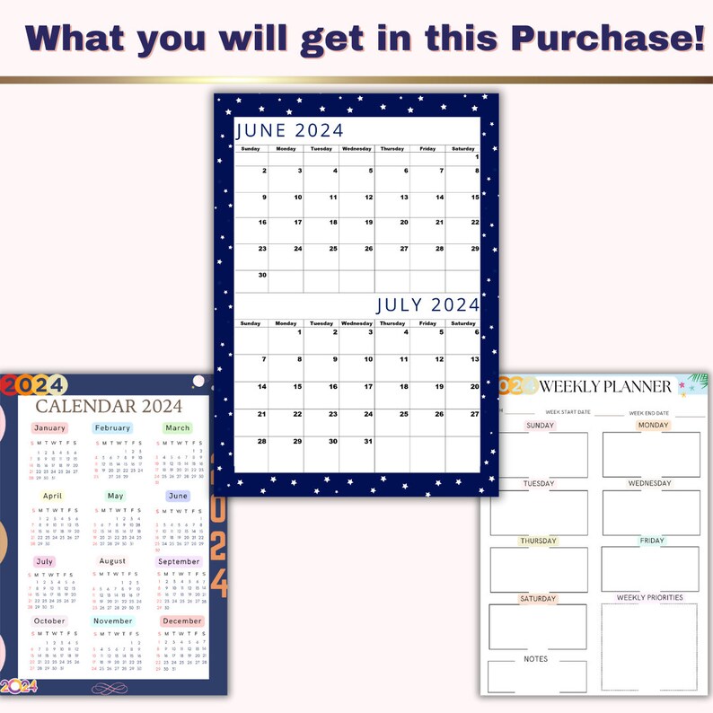 Buy june 2024 calendar july 2024 calendar june 2024 july 2024 calendar