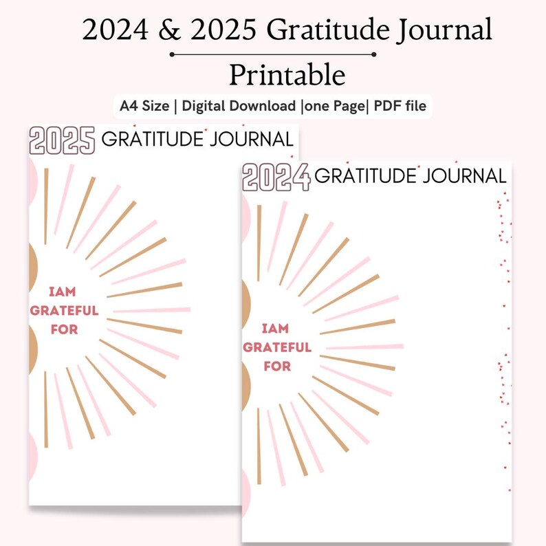 Buy 2025 Yearly Calendar Printable,vision Board,gratitude Journal,one
