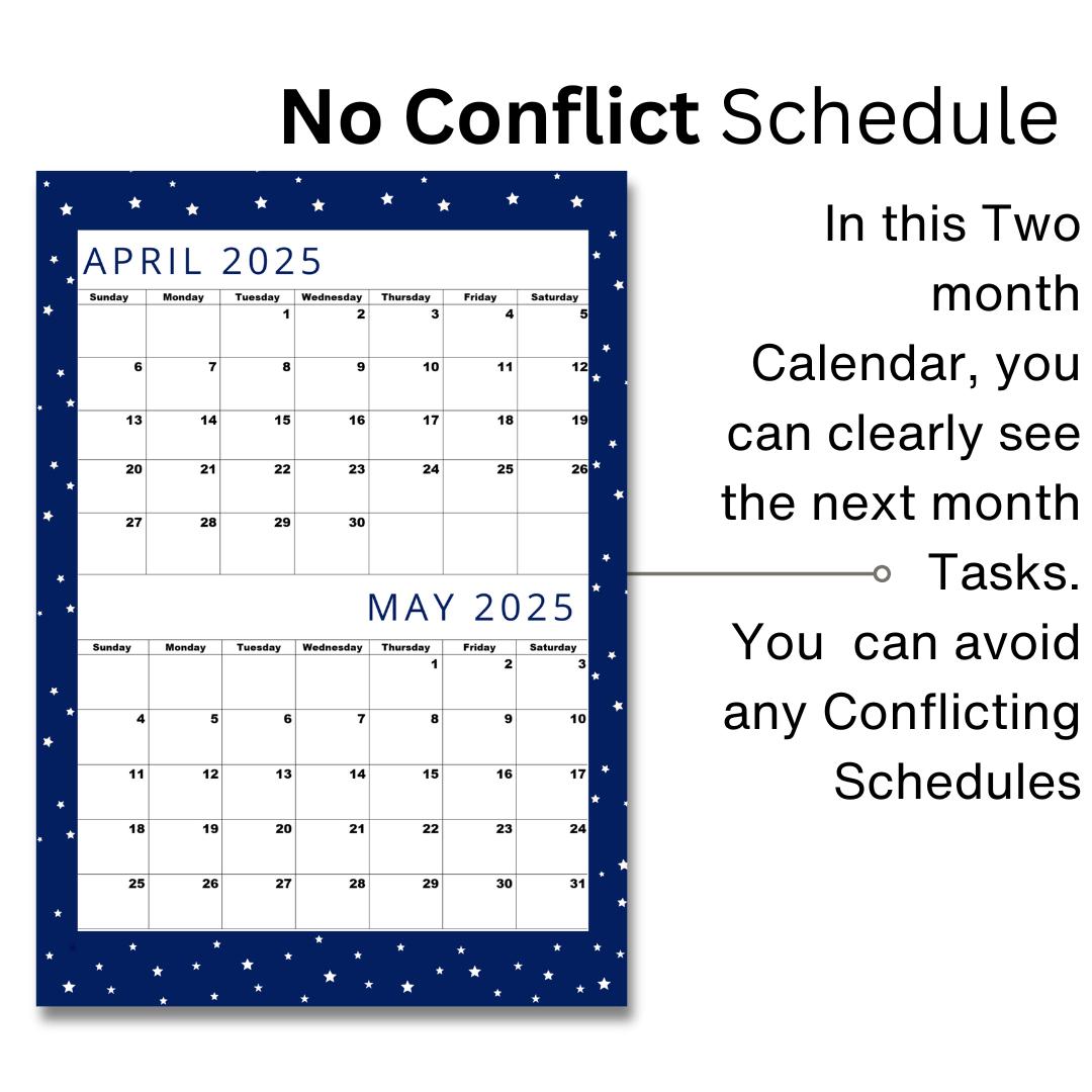Calendar Printable April 2025, Calendar Printable May 2025 Calendar,april 2025 May 2025 2months per Page Calendar,a4 Size,pdf,digital - Etsy calendar-printable-april-2025-calendar-printable-may-2025-calendar-april-2025-may-2025-2months-per-page-calendar-a4-size-pdf-digital-etsy