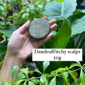 Anti-Dandruff Shampoo Bar. Raw Vegan Solid Shampoo, SLS Free hair care, Hair Loss Shampoo for him, Vegan gift for her