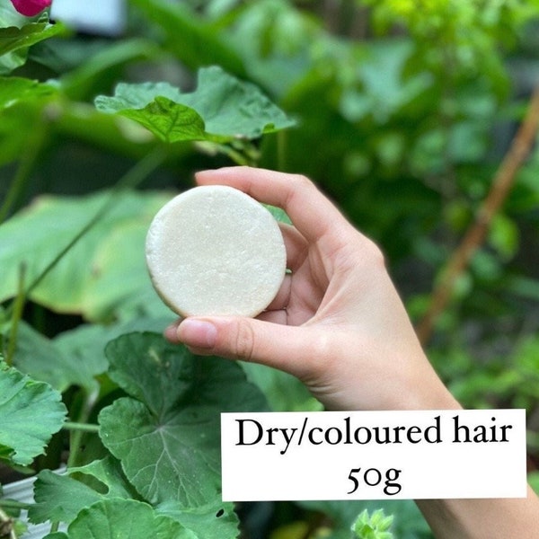 Shampoo Bar for Dry Hair, Shampoo bar for Coloured hair, SLS Free shampoo, Solid shampoo Cocoa, Vegan gift for her