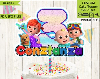 Cocomelon Cake Etsy Cocomelon Cake Etsy