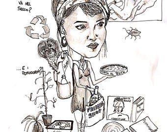 Caricature per ogni occasione e regalo/caricatures for any occasion and gift