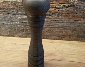 Large wooden pepper mill