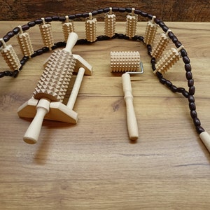 Juego de masaje de madera