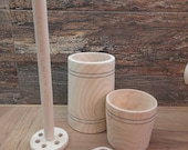 Wooden butter churn , Wooden Plunger Butter Churn Handmade