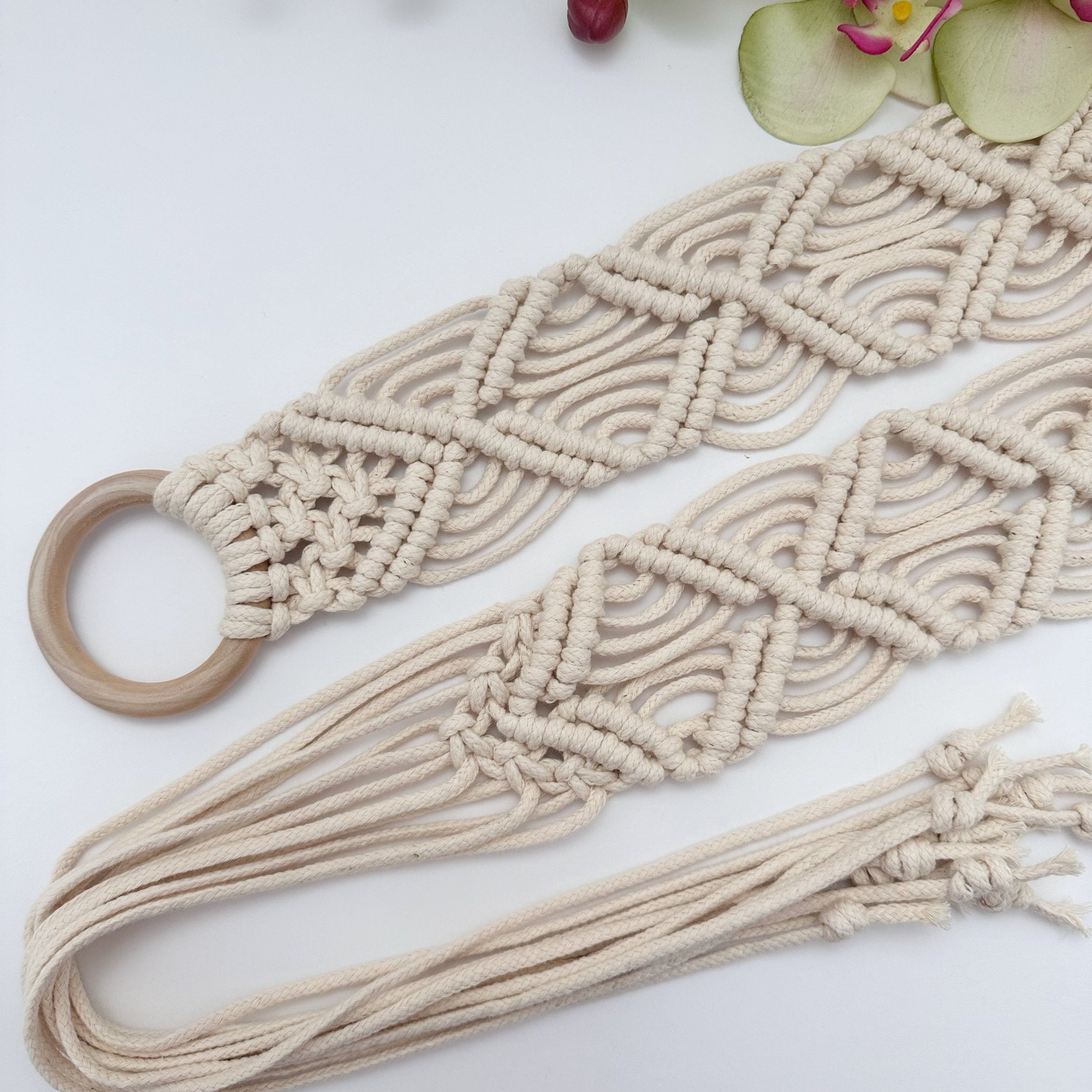 Macrame Belt, Woven Belt, Hippie Belt, Boho Belt, Retro Belt, Rope Belt ...