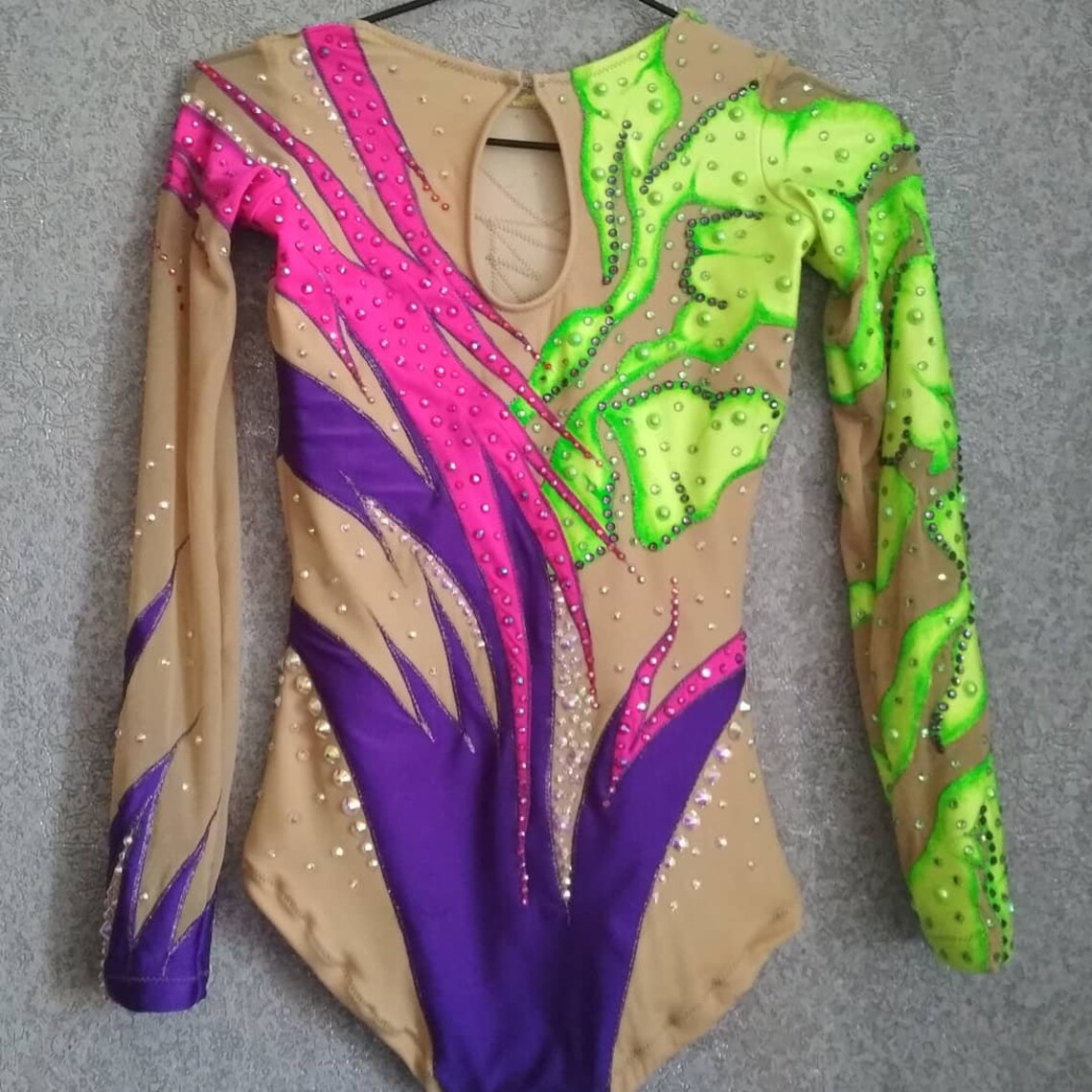 Acro leotard aerobics leotard leotard for rhythmic Etsy