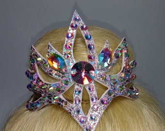 Crown bun rhythmic gymnastic accesories for hair jewellery rgcrown rgjewellery