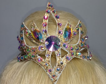 Crown bun rhythmic gymnastic accesories for hair jewellery rgcrown rgjewellery