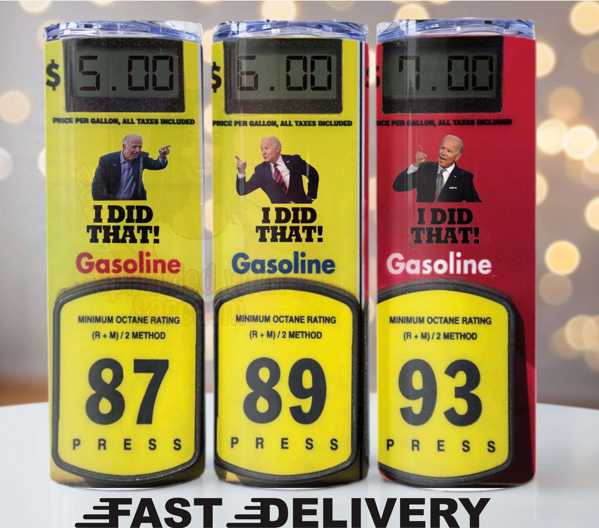 25x I DID That Joe Biden Sticker Gas Pump Decal Oil Prices FJB Removeable Vinyl - Foto 8