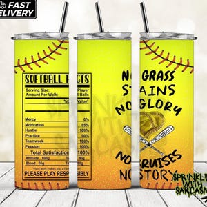 Gepersonaliseerde softbalbeker, softbal moederbeker, softbalteamwaterfles, softbalfeiten, softbalcoach cadeau, softbalvanger cadeau