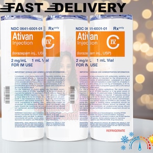 Personalized Pharmacist gift, Ativan 2mg cup, Lorazepam cup, Medicine Joke Cup, Prescription coffee cup, Psychiatrist cup, Therapist cup