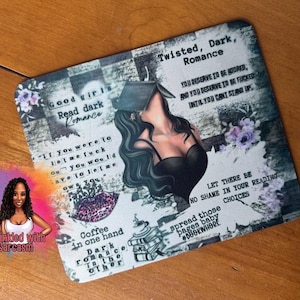 Smut book quotes, Good girls read dirty books, Dark romance book merch, Smut reader gifts, Trash reader mousepad, Bookish decor, personalize