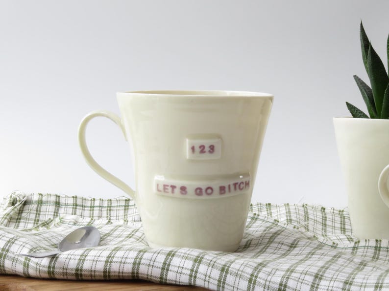 Taylor Swift Inspired Mug, 123 Let's Go Bitch. Swiftie Mug bild 1