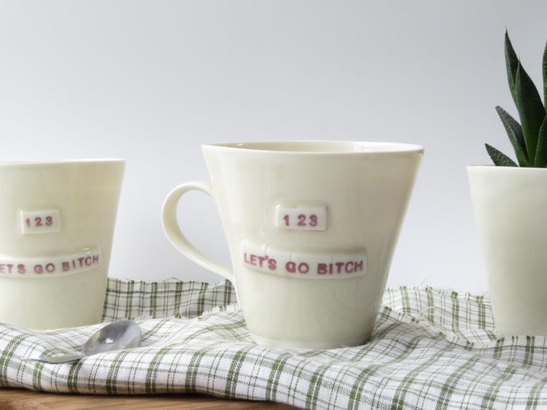 Taylor Swift Inspired Mug, 123 Let's Go Bitch. Swiftie Mug bild 5