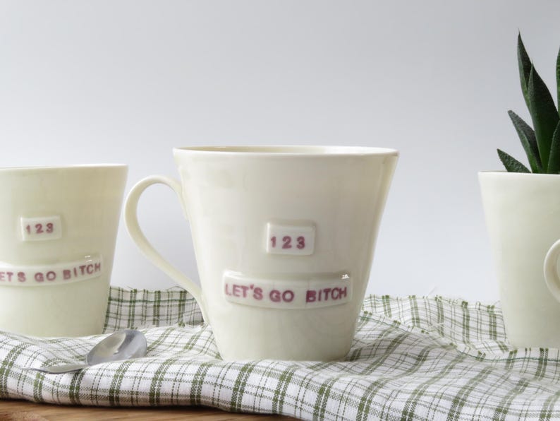 Taylor Swift Inspired Mug, 123 Let's Go Bitch. Swiftie Mug bild 2