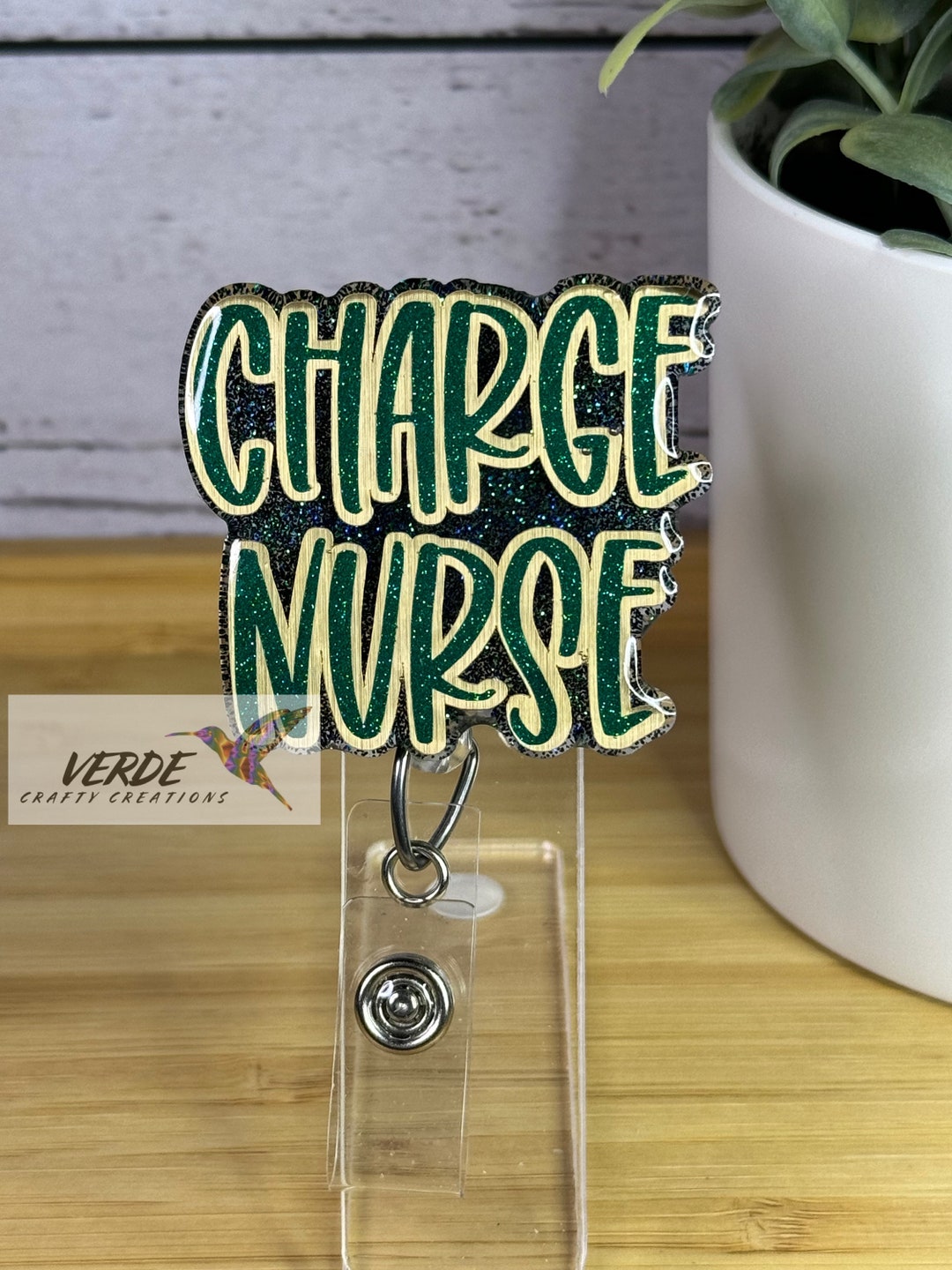 Charge Nurse Badge Reel - Etsy