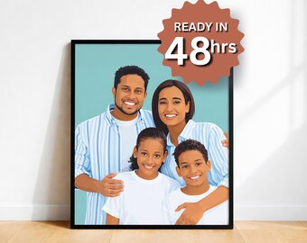 Portret bez twarzy ze zdjęcia — niestandardowy minimalistyczny wydruk cyfrowy