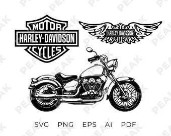 Download Free Harley Davidson Svg File Etsy PSD Mockup Template