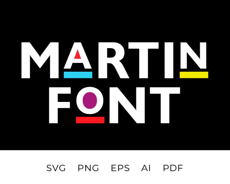 Download Martin Font svg Martin font PNG Martin Alphabet African | Etsy