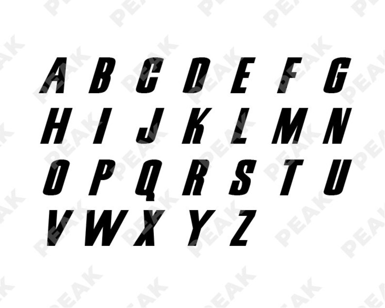 Snickers font svg Snickers font Snickers alphabet Snickers Etsy