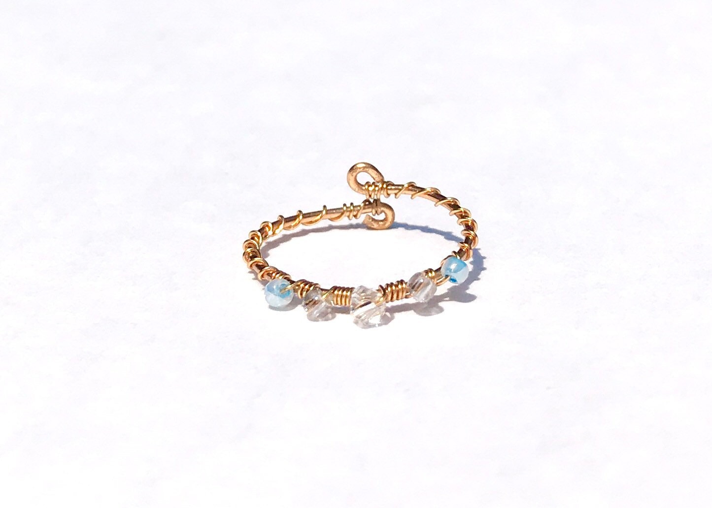 Marvel inspired Thor ring; wire wrapped jewelry; stackable rings; dai…