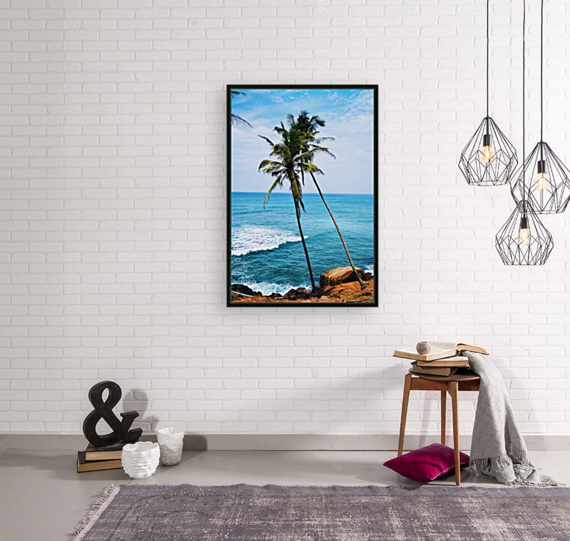 Sri lanka poster extra large canvas wall art sri lanka | Etsy