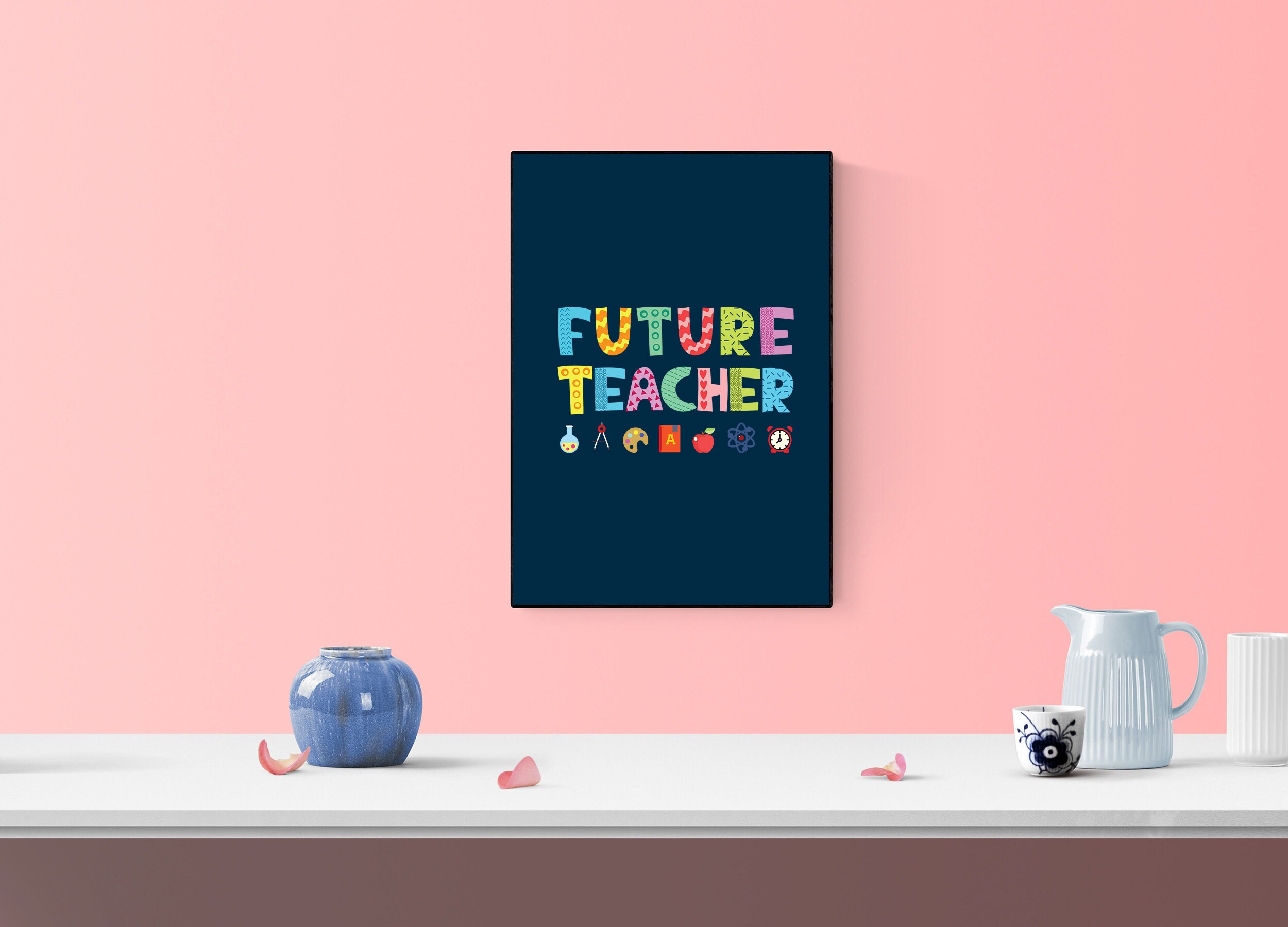 Future Teacher Nursery Wall Art Printable Wall Art Graphic Etsy