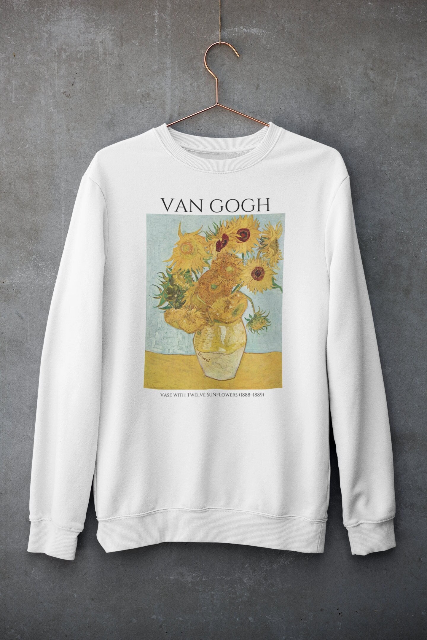 Van gogh sunflower sweatshirt shop