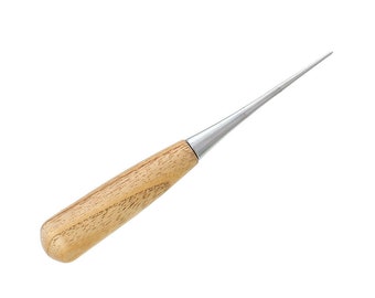 Round Sewing Awl Design Needle Wooden Mark Punching Canvas Felting Hollow  Sewing Shape Lacing Stitching Stitch Needlecraft Bookbinding Punch 