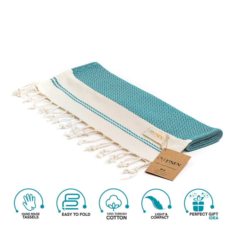 Turkish Hand Towels for Bathroom & Kitchen set of 2 Etsy