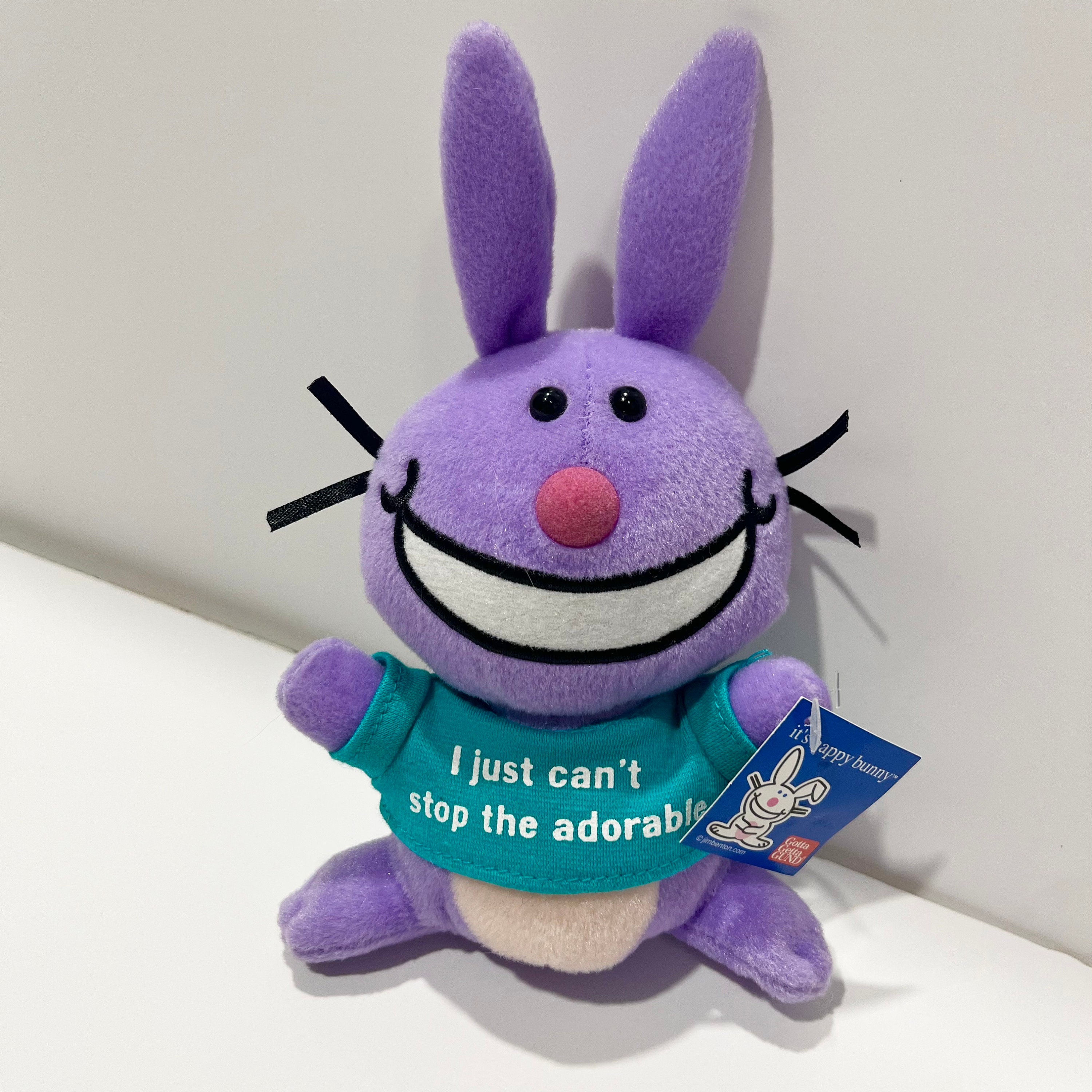Happy Bunny Plush - Jim Benton - I Just Can't Stop the Adorable