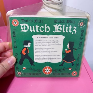 Juego de cartas Blitz holandés vintage de 1973, fabricado en EE. UU., nuevo en su embalaje original.