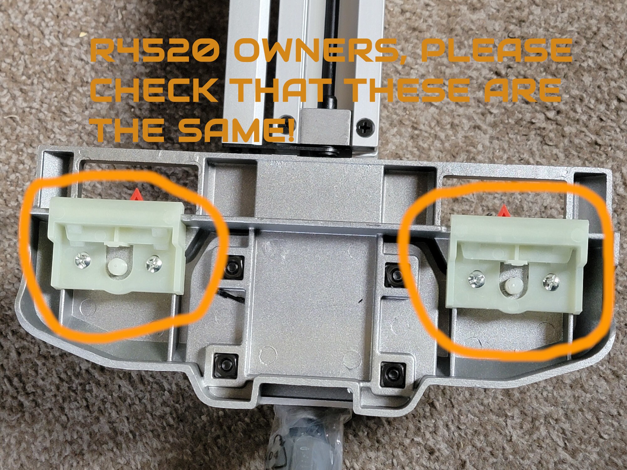 Ridgid R4512 R4520 Fence Rail Guide Slider Upgrade Fix Etsy