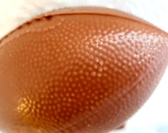 Chocolate Rugby Ball Cake Topper | Hollow Belgian Milk Chocolate