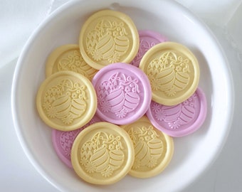 Easter Egg Wax Seal Stickers for Easter Cards and Easter Crafts - Easter Stickers