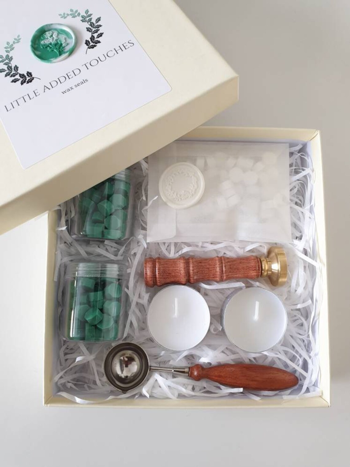 Wax Stamping Kit Poppy Wax Seal Set Wax Seal Beads Wax Etsy