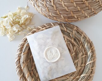 Confettis de mariage biodégradables - Sachets scellés préremplis de confettis de pétales de fleurs séchées