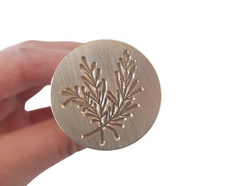 Rosemary Wax Sealing Stamp for DIY Wax Seals