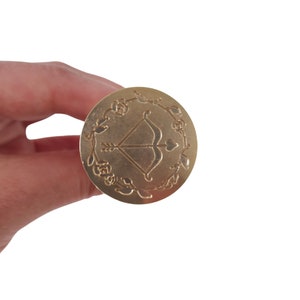 Cupid&#39;s Bow Wax Seal Stamp: 30mm Brass Head